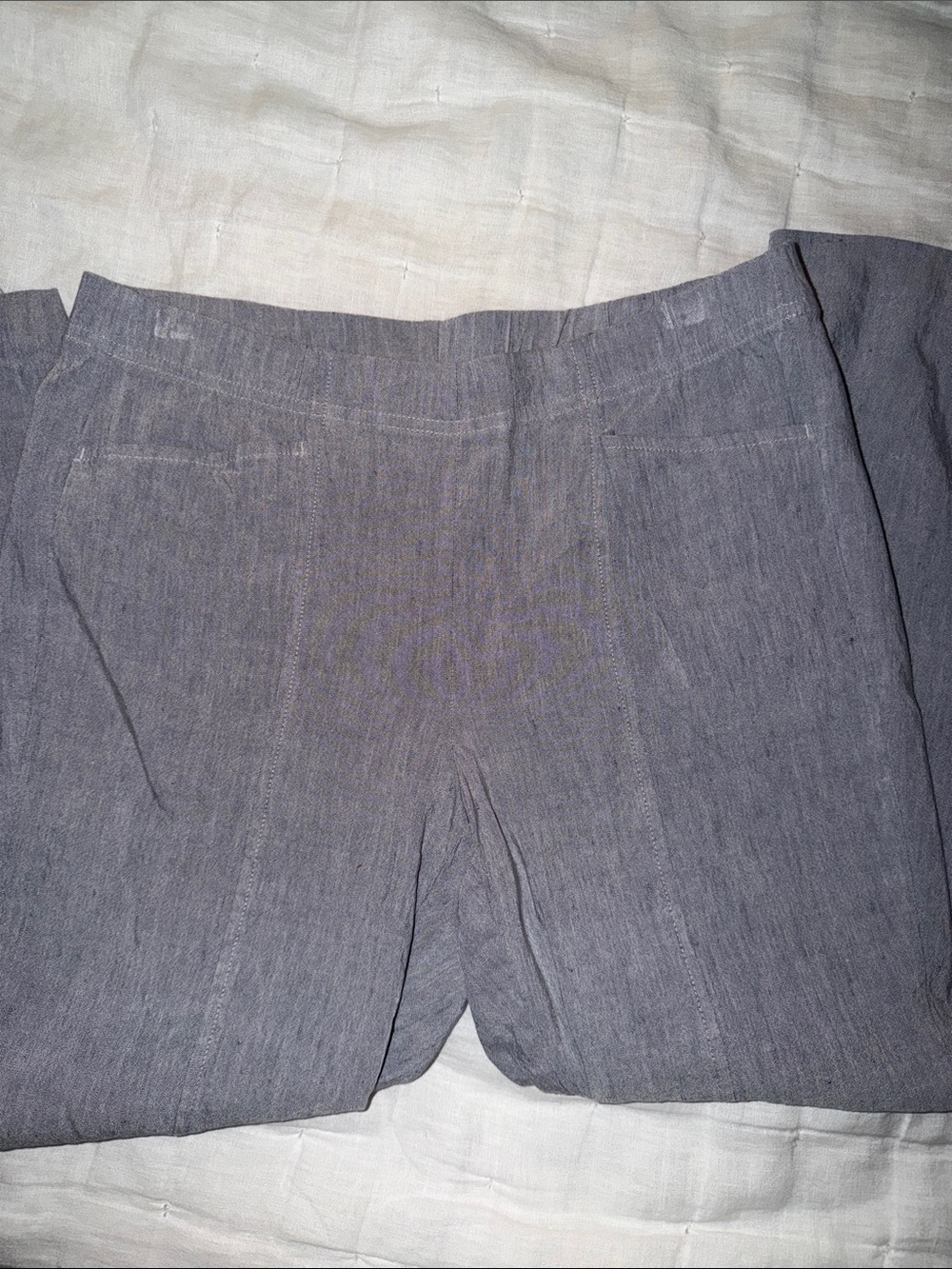 J. Jill Wide-Leg Pull-On Pants in Gray